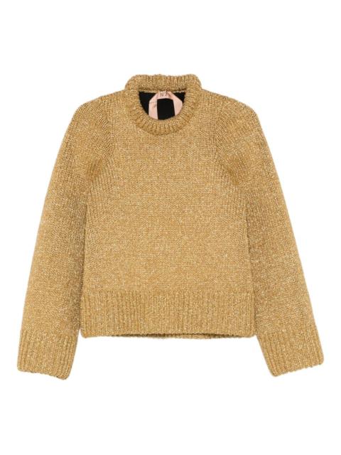 ribbed roundneck knitwear