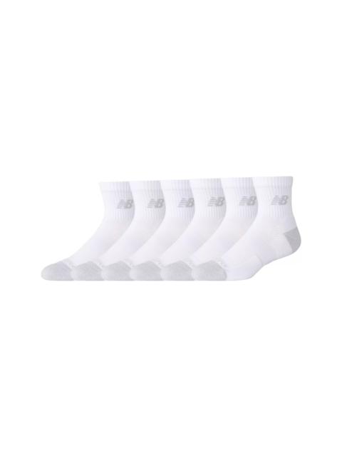 Unisex Active Quarter Socks 6 Pack