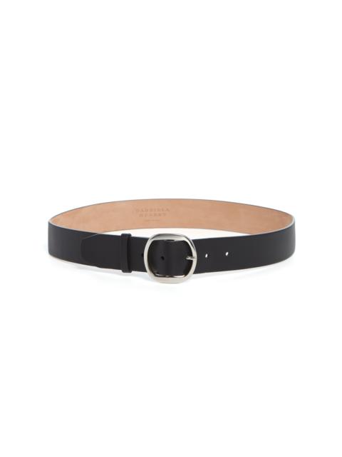 Elster Buckle Belt in Black Leather