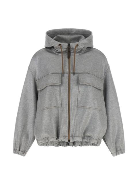 'Shiny Zipper Pull' bomber jacket