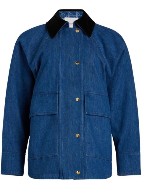 organic denim parka