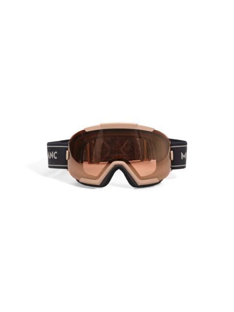 RECTANGULAR SKI MASK WITH BEIGE INJECTED FRAME