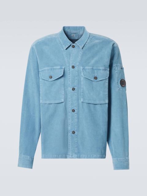 Cotton-blend corduroy overshirt