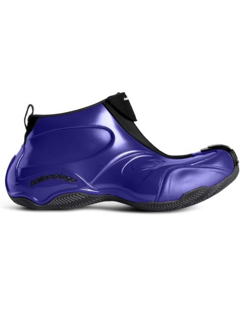 Men's Basketball Sneaker in Metallic Blue