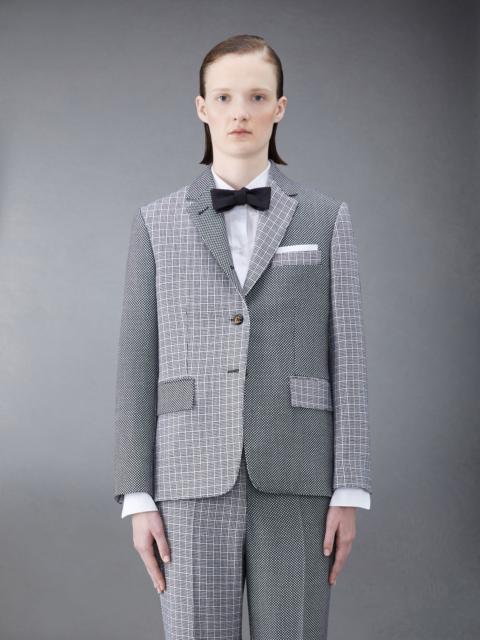 Fun-Mix Birdseye and Parquet Weave Suiting Classic Sport Coat