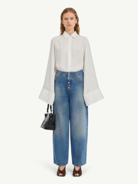 Straight-leg jeans