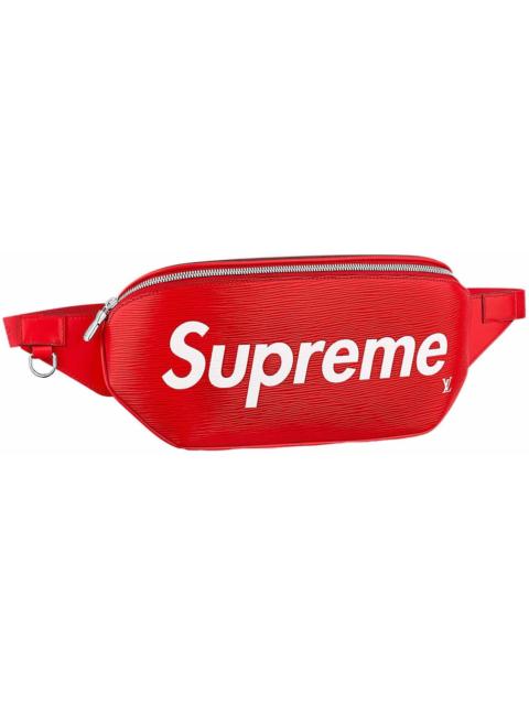 Louis Vuitton x Supreme Bumbag Epi Red