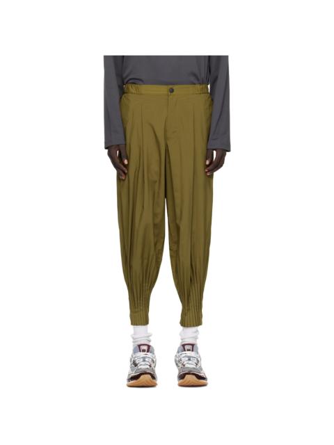 Khaki Cascade Trousers