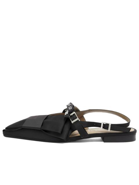 GANNI Big Bow Slingback Ballerina