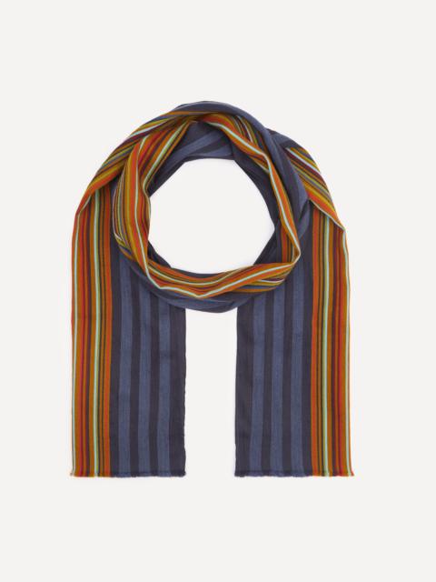 Logo Stripe Scarf