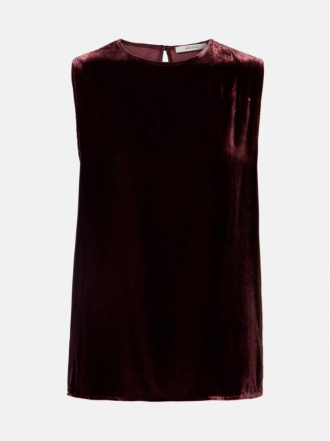 Trento velvet tank top