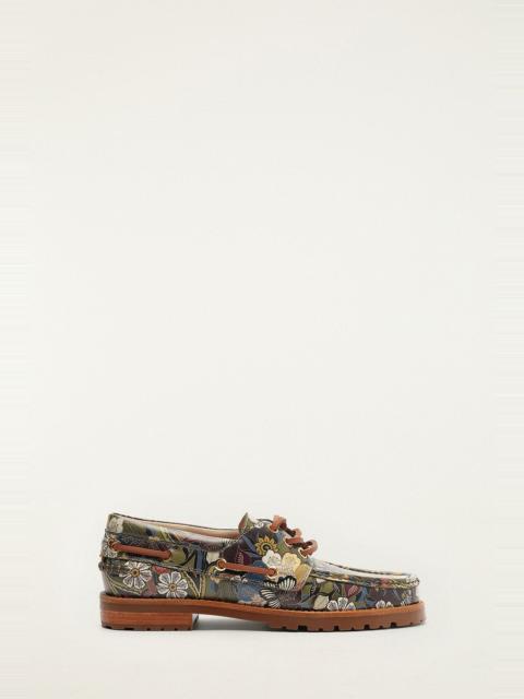 Printed Boat Shoes