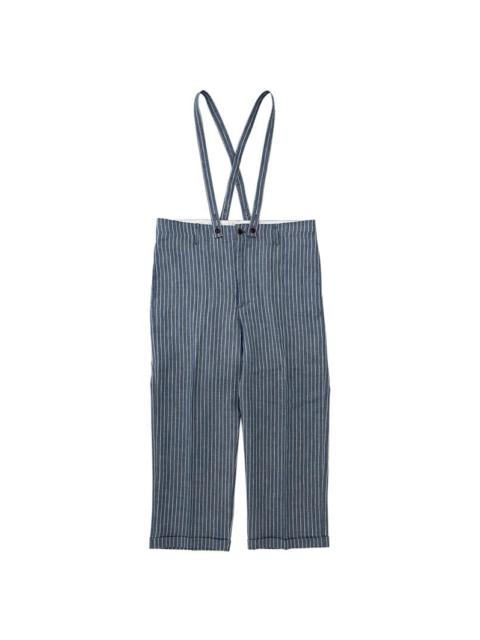 JUMBO PASTORAL PANTS STRIPES W NAVY