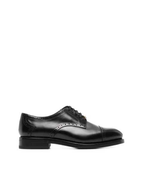 Interlocking G-plaque leather brogues