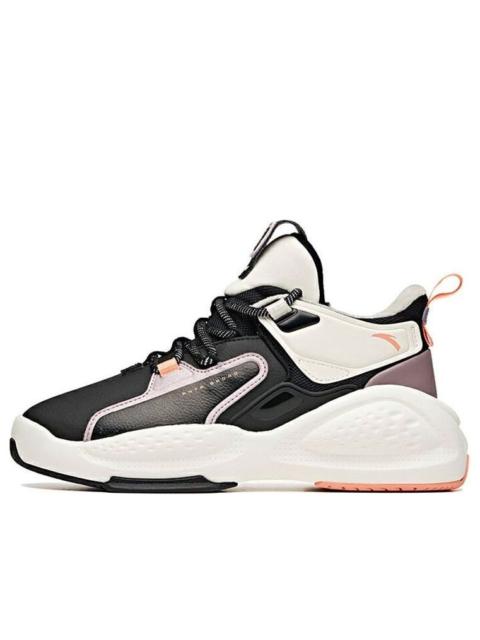 (WMNS) ANTA Overbearing Mid-Top 'Black White Pink' 122048903-4