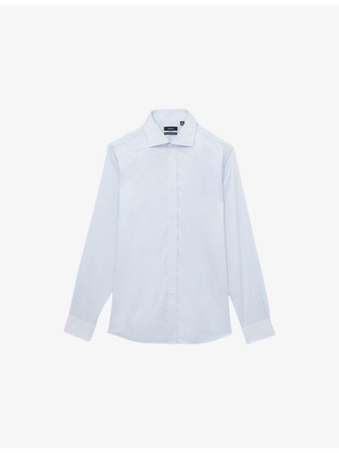 Bishopsgate Long-Sleeved Cotton-Blend Shirt