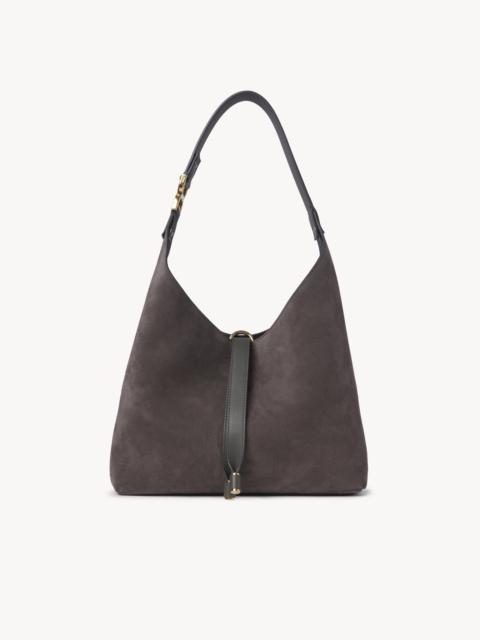 SMALL MARCIE HOBO BAG IN SUEDE LEATHER