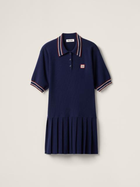Wool and cashmere polo dress