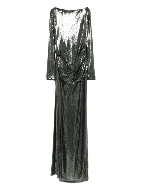 sequin-embellished maxi dress