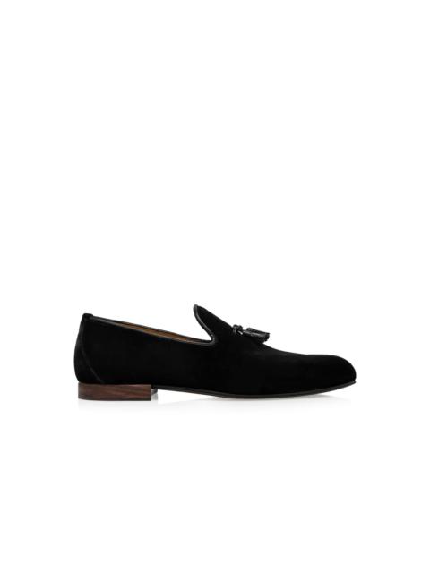 VELVET NICOLAS TASSEL SLIPPER