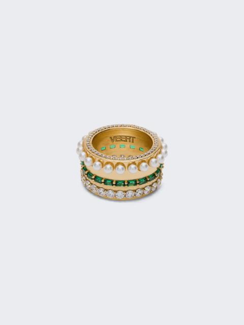 The Thick Layered Ring Yellow Gold