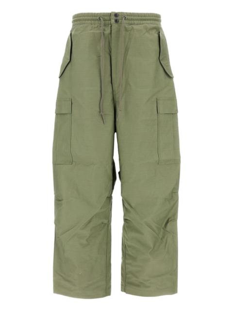 cargo-pocket trousers
