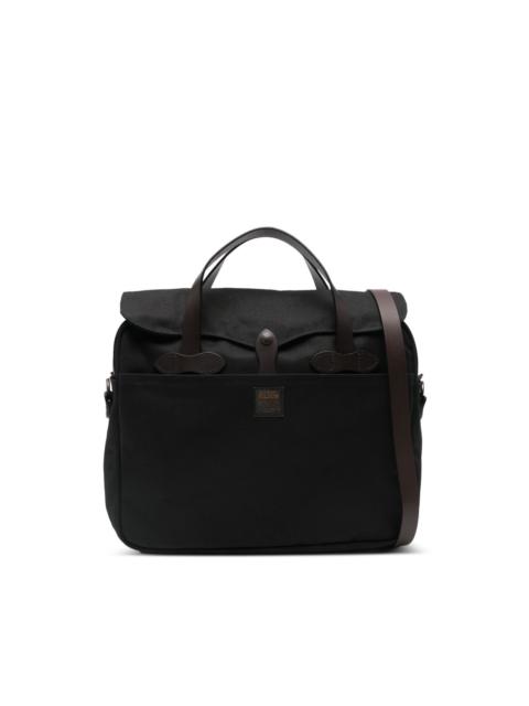 logo patch briefcase