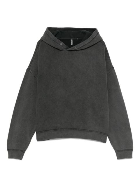 washed cotton hoodie