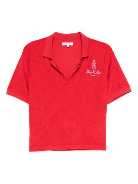 Vendome Terry polo top