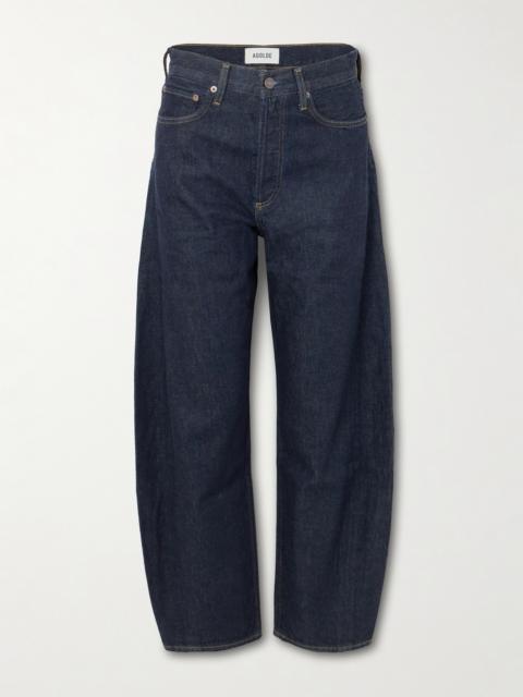Luna Pieced High-waist Tapered Jeans