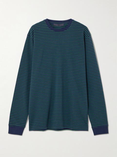 Striped Cotton-jersey T-shirt