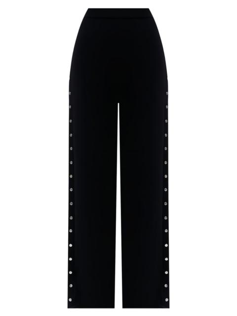 button-detailed  trousers