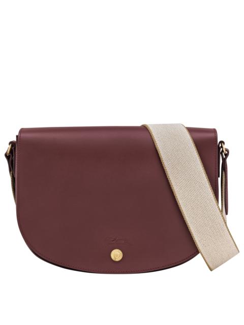 Épure M Crossbody bag Burgundy - Leather