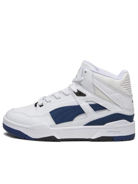 PUMA Slipstream High Cracked Leather 'White Navy' 393273-01