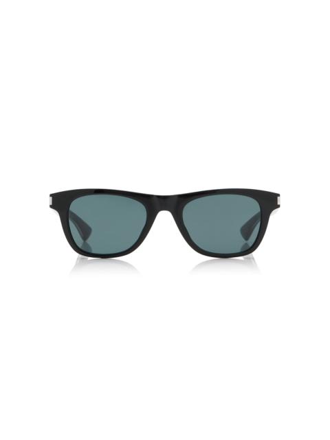 Square-Frame Acetate Sunglasses black