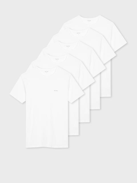 Organic Cotton Lounge T-Shirts Five Pack