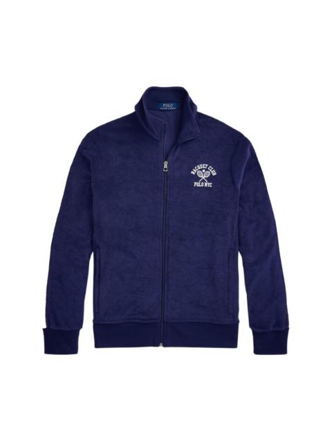 EMBROIDERED-LOGO SWEATSHIRT