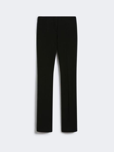 Low-waisted fitted trousers - RUNWAY - BLACK