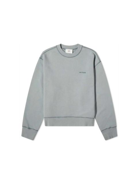 Ami Paris Fade Out Sweatshirt Aquamarine
