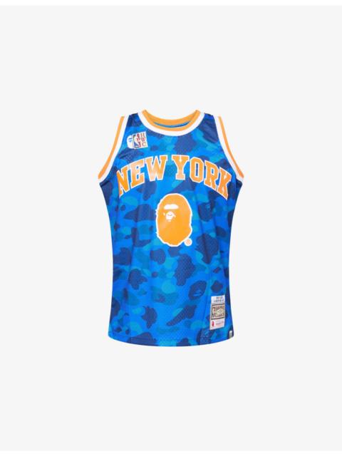 NBA Knicks Camouflage-Print Mesh Jersey
