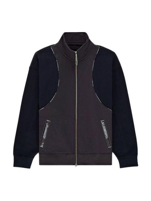 Converse Reflective Strip Stand Collar Jacket Purple 10022624-A02