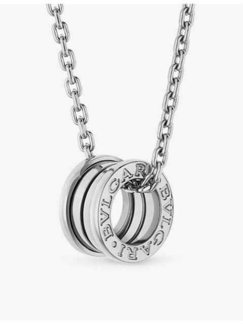 B.zero1 18ct white-gold pendant necklace
