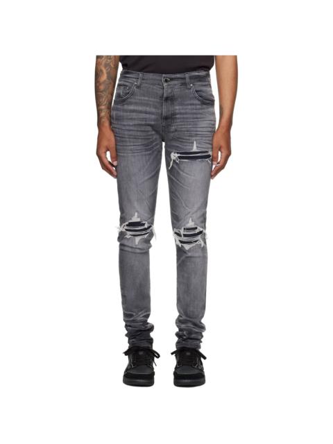 Gray Suede MX1 Jeans