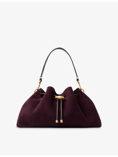 Cinch Medium Suede Handbag