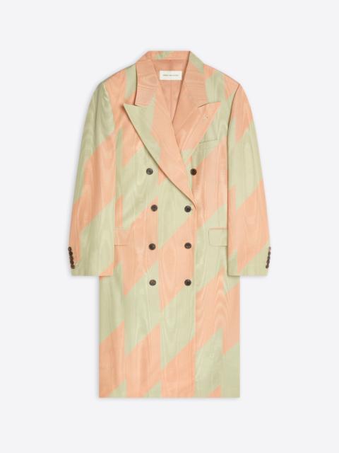 OVERSIZED MOIRÉ COAT
