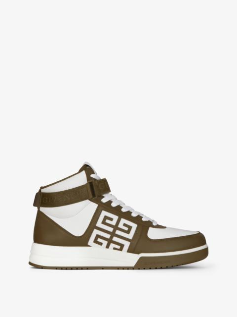 G4 HIGH TOP SNEAKERS IN LEATHER