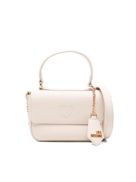 logo-lettering tote bag