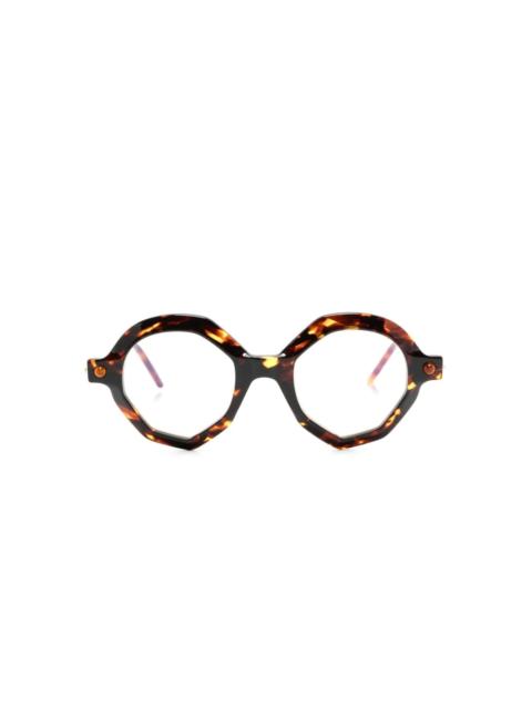 P18 geometric-frame glasses