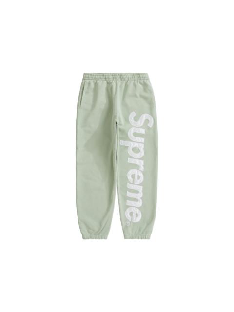 Supreme Satin Appliqué Sweatpant Mint