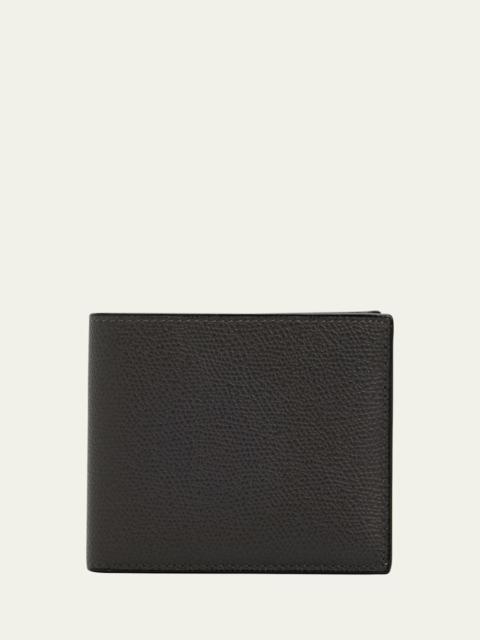 Men's Leather V-Cut Bifold Wallet